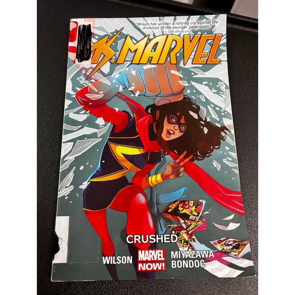 Ms. Marvel Graphic Novels Paperback Marvel Now! Book Lot Ex Library - Picture 7 of 9